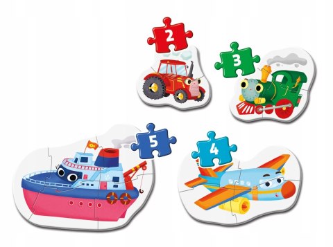 Moje Pierwsze Puzzle 20811 Pojazdy Transport Clementoni 2+