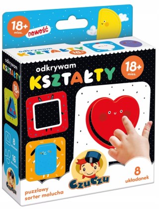 Odkrywam Kształty Puzzlowy Sorter Malucha CzuCzu