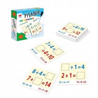 Pisanie Zmazywanie Dodawanie Alexander Matematyka + Pisak 68 Zadań