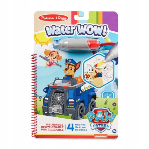 Psi Patrol Water Wow Chase Kolorowanka Wodna+Pisak