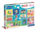 Puzzle Świnka Peppa 10w1 Clementoni 20271 Super Kolor 4+ Układanki