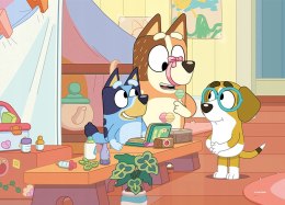 Puzzle podłogowe dwustronne Maxi 4x48 elementów 4w1 Bluey Lisciani