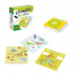 Rysowanie Zmazywanie Dinozaury Alexander + Pisak