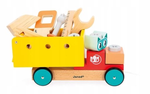 Samochód Ciężarówka do składania do ciągnięcia Brico Kids 2 lata+ Janod