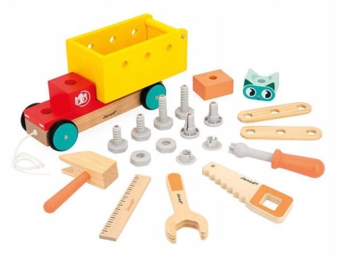 Samochód Ciężarówka do składania do ciągnięcia Brico Kids 2 lata+ Janod