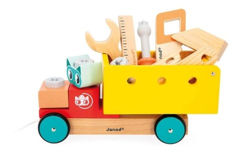 Samochód Ciężarówka do składania do ciągnięcia Brico Kids 2 lata+ Janod