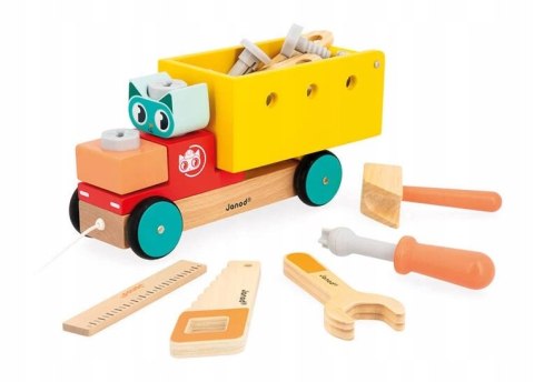 Samochód Ciężarówka do składania do ciągnięcia Brico Kids 2 lata+ Janod