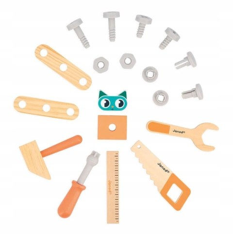 Samochód Ciężarówka do składania do ciągnięcia Brico Kids 2 lata+ Janod