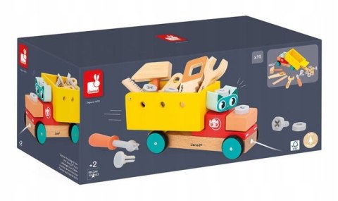 Samochód Ciężarówka do składania do ciągnięcia Brico Kids 2 lata+ Janod