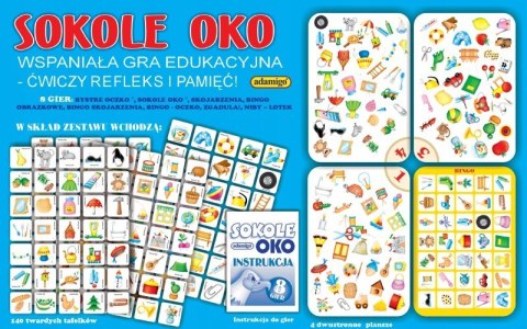 Sokole Oko Zestaw Gier Edukacyjnych Adamigo