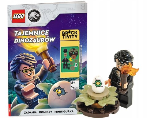 Tajemnice dinozaurów Lego Jurassic World Ameet + Figurka Ian Malcolm