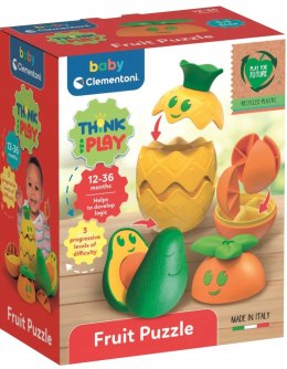 Zabawka Logiczna 17579 Owoce do złożenia Sensoryczna Clementoni 12m+