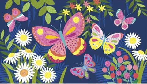 Zestaw Fluorescencyjny piasek Motyle Janod