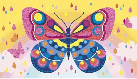 Zestaw Fluorescencyjny piasek Motyle Janod