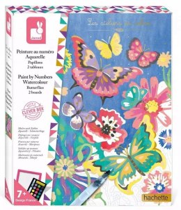 Zestaw Malowanie po numerach Motyle Janod 7+