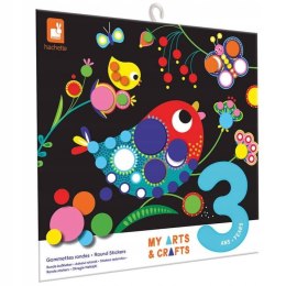 Zestaw kreatywny Okrągłe naklejki Wyklejanie My arts & crafts 3+ Janod