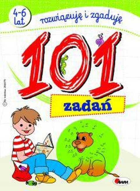 101 zadań Rozwiązuję i zgaduję Zagadki Łamigłówki 4-6 lat