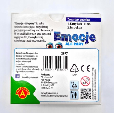 Ale Pary Emocje Alexander Gra Karciana na Spostrzegawczość