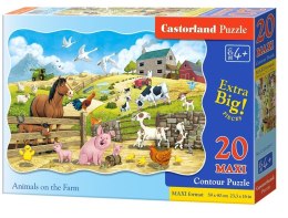 Castorland Zwierzęta na Farmie Puzzle Maxi 20 elementów 4+