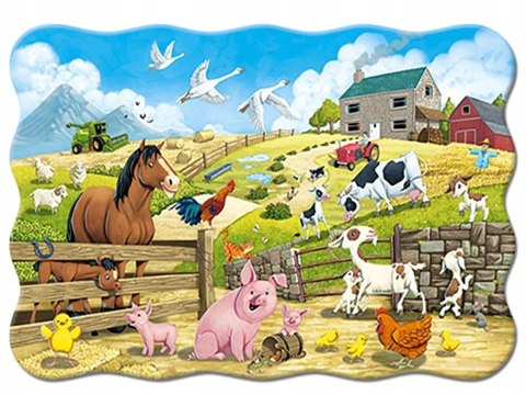 Castorland Zwierzęta na Farmie Puzzle Maxi 20 elementów 4+