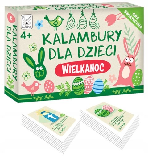 Gra planszowa Kalambury dla Dzieci Wielkanoc Kangur
