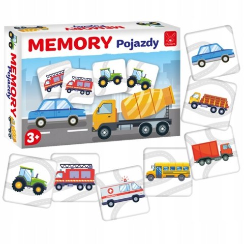 Gra planszowa Memory Pojazdy Kangur Pamięć Memos 3+