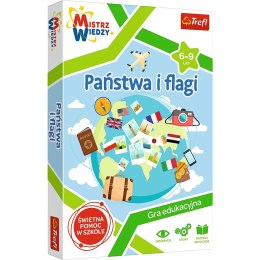 Gra planszowa Państwa i flagi Trefl Mistrz Wiedzy