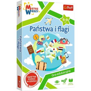 Gra planszowa Państwa i flagi Trefl Mistrz Wiedzy