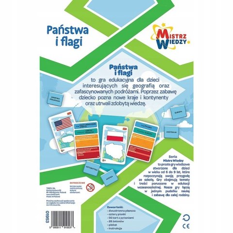 Gra planszowa Państwa i flagi Trefl Mistrz Wiedzy