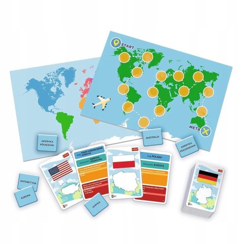 Gra planszowa Państwa i flagi Trefl Mistrz Wiedzy