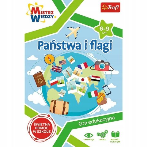 Gra planszowa Państwa i flagi Trefl Mistrz Wiedzy