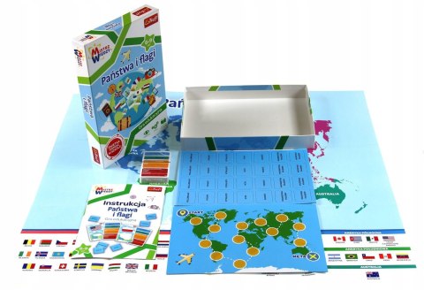 Gra planszowa Państwa i flagi Trefl Mistrz Wiedzy