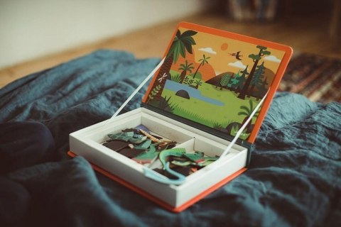 Janod Magnetyczna Układanka Dinozaury Dinusie