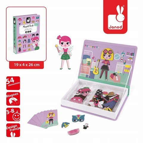 Janod Magnetyczna Układanka Kostiumy Moda