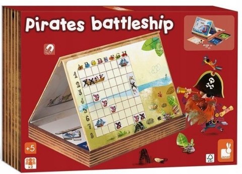 Janod Statki Gra Magnetyczna Bitwa Morska 28 el.