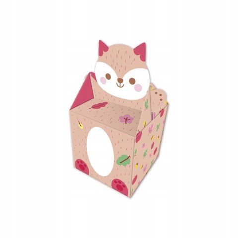 Janod Zestaw kreatywny 12 pudełek z papieru kawaii do wykonania samemu 7+