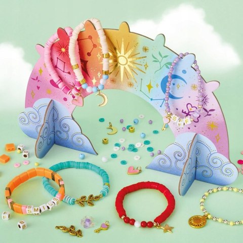 Janod Zestaw kreatywny do tworzenia biżuterii ze stojakiem Bransoletki 7+