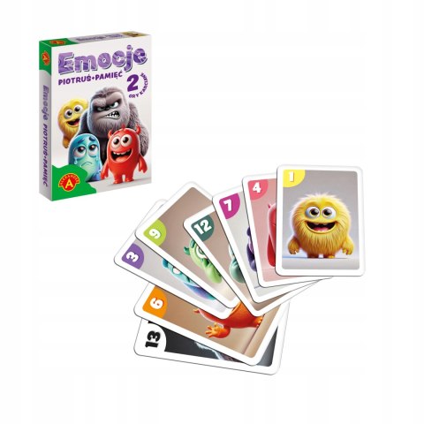 Karty Piotruś + Pamięć Emocje Alexander Gra Karciana