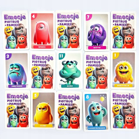 Karty Piotruś + Pamięć Emocje Alexander Gra Karciana