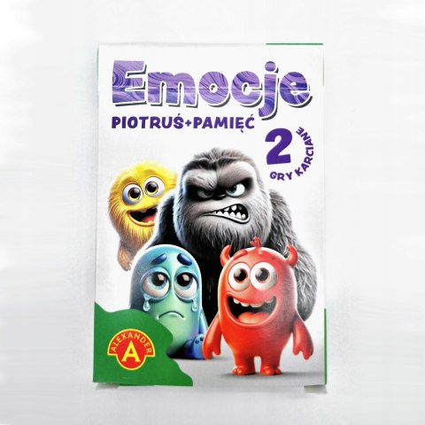 Karty Piotruś + Pamięć Emocje Alexander Gra Karciana