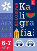 Kolorowa kaligrafia 6-7 lat Aksjomat Alfabet Literki Szlaczki