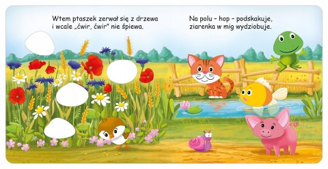 Książka Dźwiękowa Łąka Wesołe dźwięki Sensoryczna