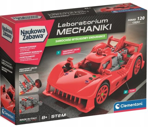 Laboratorium Mechaniki Samochód Wyścigowy Endurance 50248 Clementoni