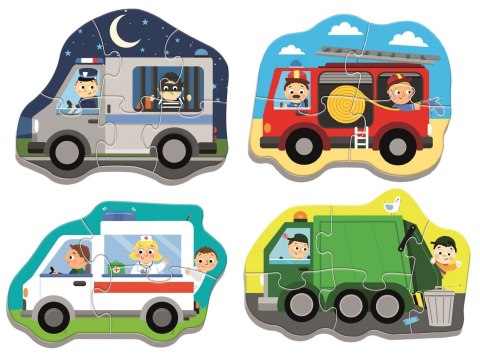 Moje Pierwsze Puzzle Pojazdy Zawody Baby 2+ Trefl