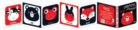 Obrazki Maluszka Buźki Książeczka Kontrastowa