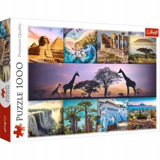 Puzzle 1000 elementów Kolaż Afryka 10792 Trefl