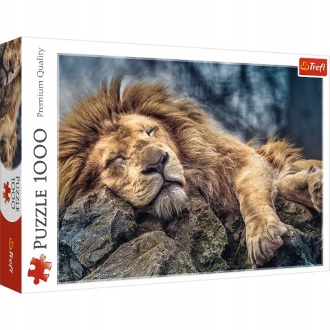 Puzzle 1000 elementów Śpiący Lew 10447 Trefl