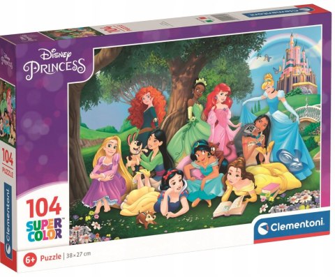 Puzzle 104 elementy Disney Księżniczki 25743 Clementoni 6+