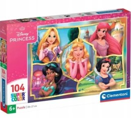 Puzzle 104 elementy Disney Księżniczki Princess 25057 Clementoni 6+