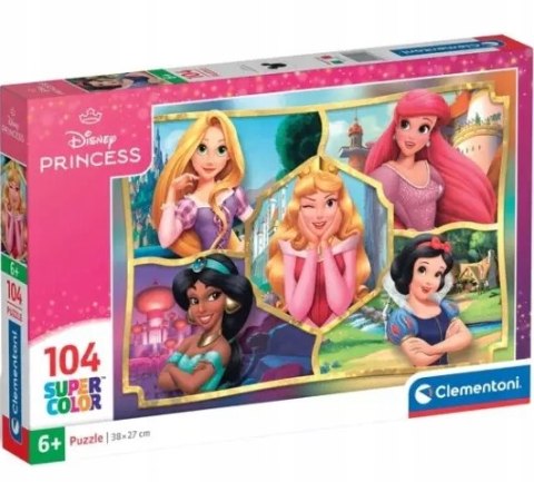 Puzzle 104 elementy Disney Księżniczki Princess 25057 Clementoni 6+